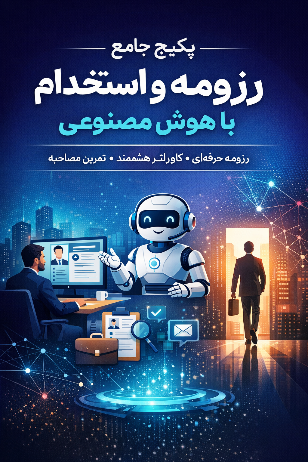 پکیج جامع رزومه و استخدام با هوش مصنوعی (فصل 1)